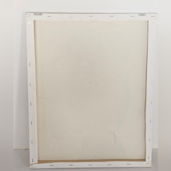 Hand Crafted Handpainted Artwork Blue  Floral Canvas Wall Decor Handmade Flowers - Picture 17 of 17